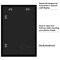 Americanflat Poster Frame - Large Picture Frame for Displaying Posters, Photos and Artwork - Polished Plexiglass Cover - Hanging Hardware for Horizontal and Vertical Display